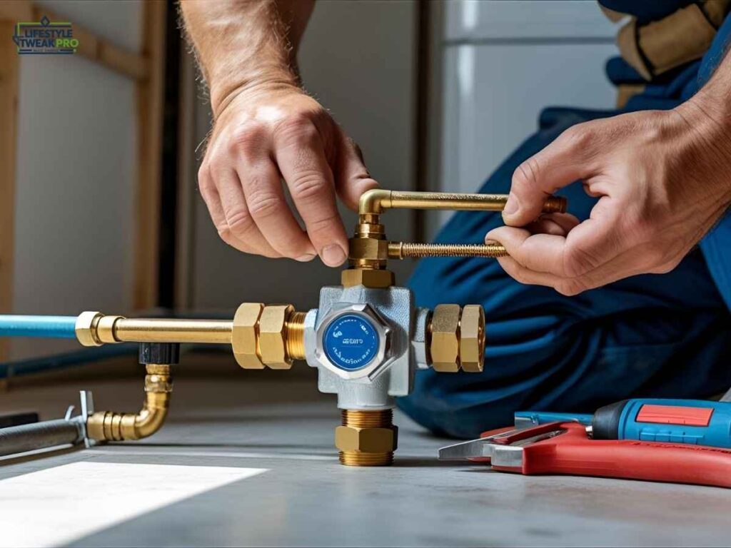 Complete Guide to Appliance Installation Services in Los Angeles: Permits, Codes, and Professional Installation 2 Seismic gas shutoff valve installation in Los Angeles home