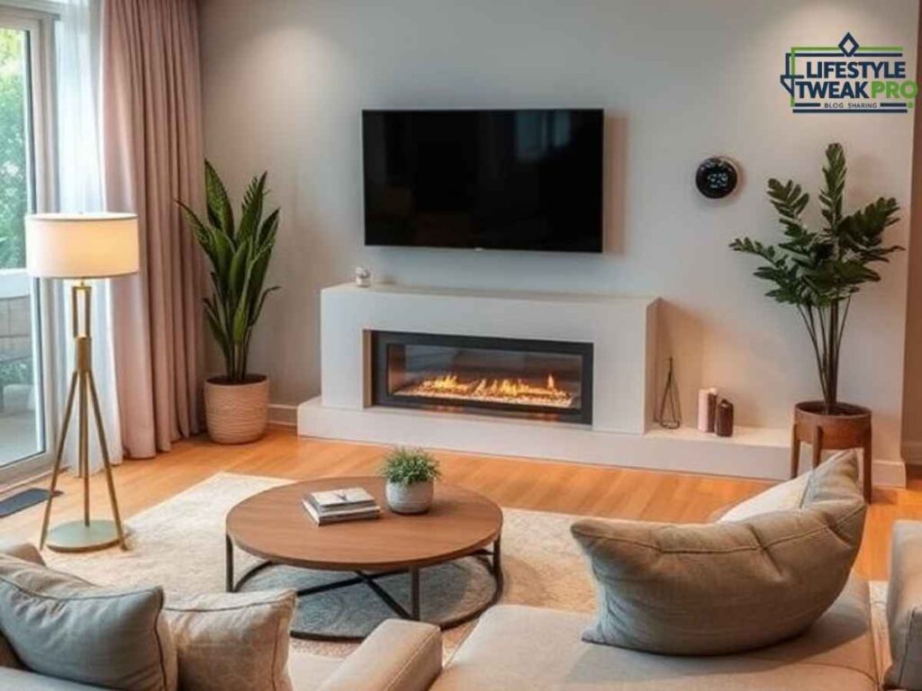 Modern smart thermostat setup enhancing energy savings in Los Angeles family living room