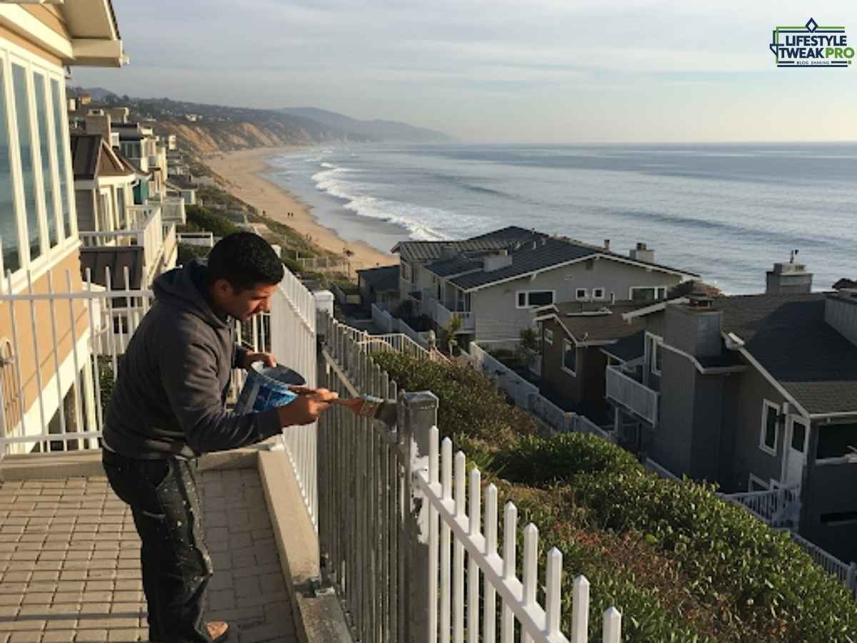 Salt-air corrosion prevention on residential fencing in Los Angeles coastal neighborhood