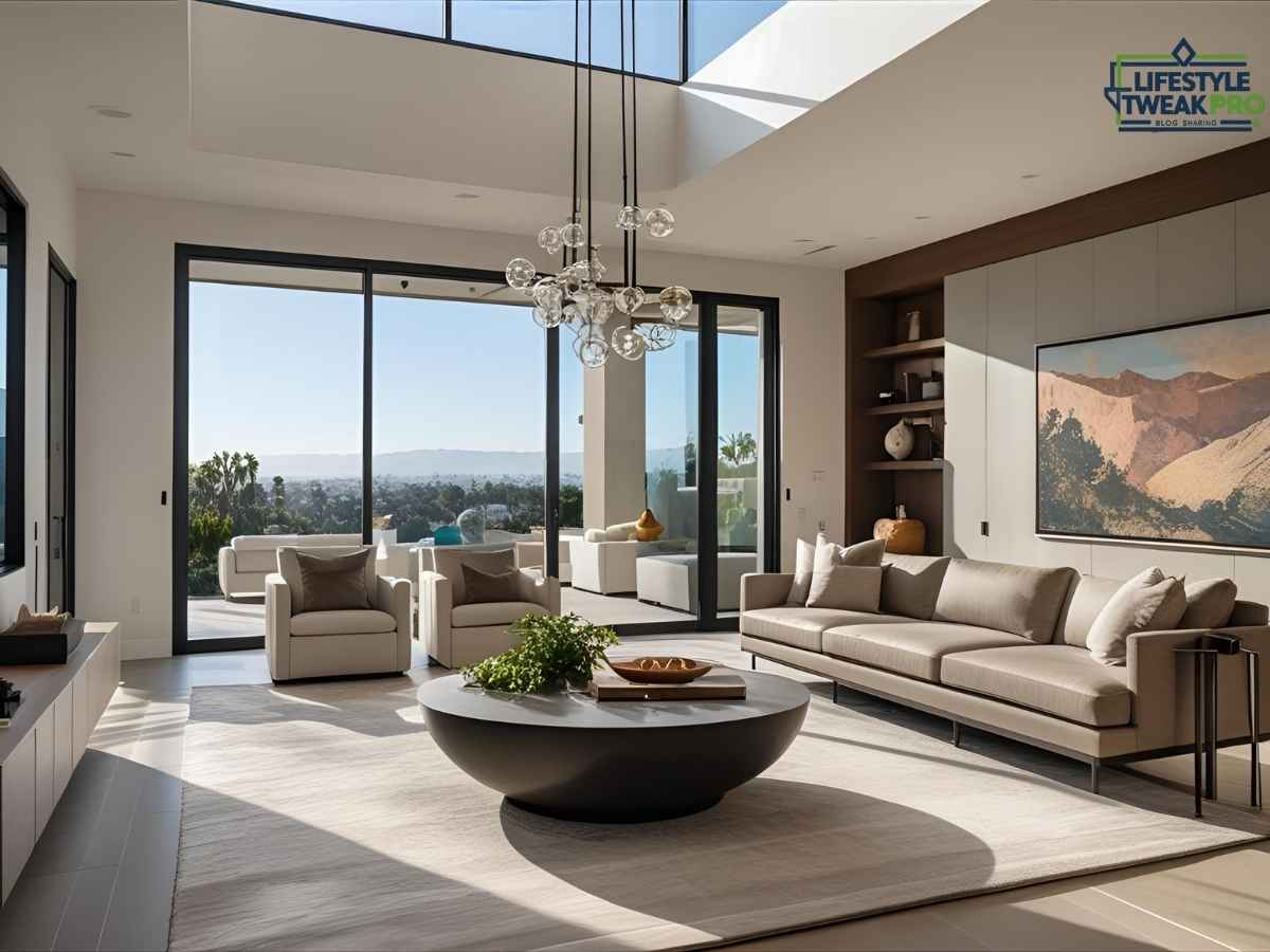 Modern Palo Alto smart-home installation controlling climate in a Los Angeles residence