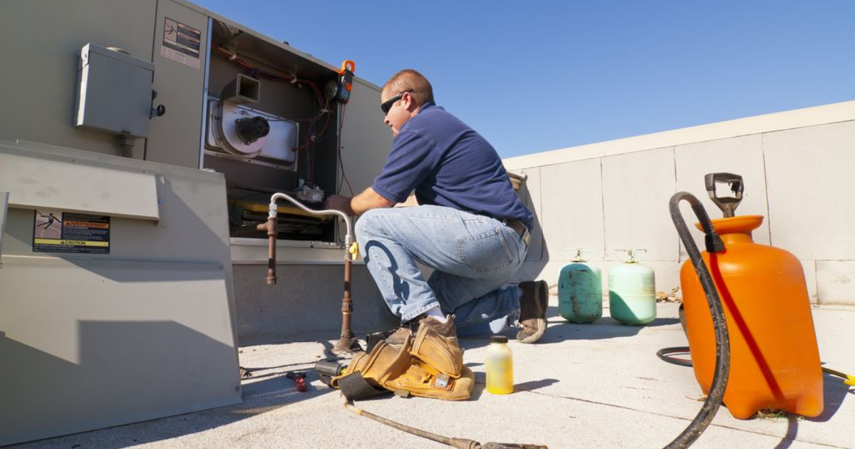 Gas line repair Los Angeles licensed plumber working outdoors in Santa Monica residential yard